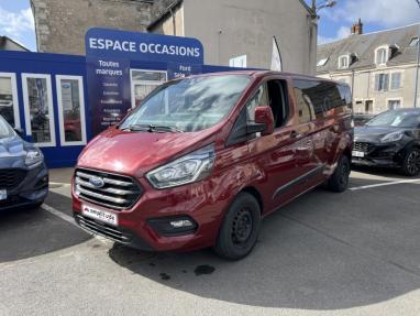 Voir le détail de l'offre de cette FORD Transit Custom Kombi 320 L2H1 2.0 EcoBlue 130ch mHEV Trend Business 7cv de 2021 en vente à partir de 423.56 €  / mois