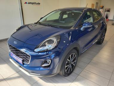 Voir le détail de l'offre de cette FORD Puma 1.0 EcoBoost 125ch mHEV Titanium 6cv de 2021 en vente à partir de 247.24 €  / mois