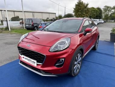 Voir le détail de l'offre de cette FORD Puma 1.0 EcoBoost 125ch mHEV Titanium X 6cv de 2021 en vente à partir de 279.66 €  / mois