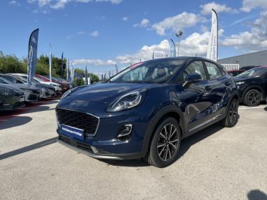 Voir le détail de l'offre de cette FORD Puma 1.0 Flexifuel 125ch S&S mHEV Titanium de 2021 en vente à partir de 277.64 €  / mois