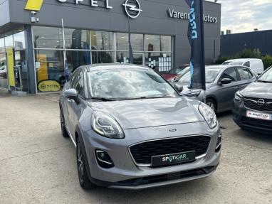 Voir le détail de l'offre de cette FORD Puma 1.0 EcoBoost 125ch mHEV Titanium 6cv de 2020 en vente à partir de 243.18 €  / mois