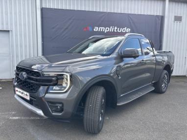 Voir le détail de l'offre de cette FORD Ranger SUPER CAB 2.0 EcoBlue 205 ch - Stop & Start Diesel BV10 Automatique - e-4WD WILDTRAK de 2024 en vente à partir de 54 198 € 