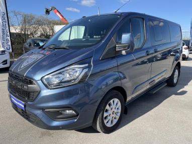 Voir le détail de l'offre de cette FORD Transit Custom Fg 320 L2H1 2.0 EcoBlue 170 S&S Cabine Approfondie Limited BVA6 7cv de 2023 en vente à partir de 491.12 €  / mois