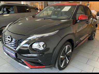 Voir le détail de l'offre de cette NISSAN Juke 1.6 Hybrid 143ch N-Design 2023 de 2023 en vente à partir de 241.2 €  / mois