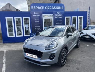Voir le détail de l'offre de cette FORD Puma 1.0 EcoBoost 125ch S&S mHEV Titanium Powershift de 2022 en vente à partir de 199.86 €  / mois