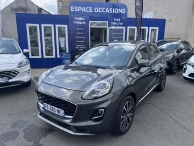 Voir le détail de l'offre de cette FORD Puma 1.0 EcoBoost 125ch mHEV Titanium 7cv de 2020 en vente à partir de 203.42 €  / mois