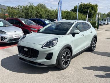 Voir le détail de l'offre de cette FORD Puma 1.0 EcoBoost Hybrid 125ch Titanium S&S Powershift de 2025 en vente à partir de 258.49 €  / mois