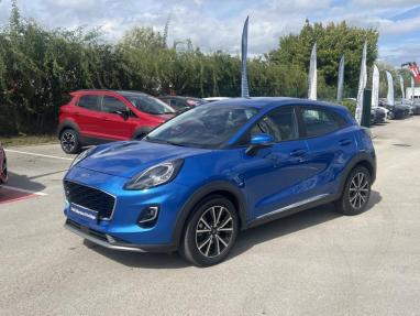 Voir le détail de l'offre de cette FORD Puma 1.0 Flexifuel 125ch S&S mHEV Titanium de 2023 en vente à partir de 226.91 €  / mois
